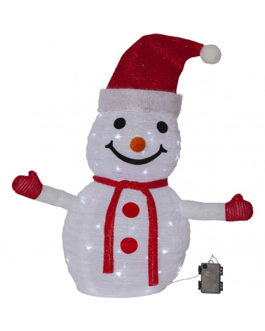 EGLO NATAL BONECO NEVE LED 70CM 857-40