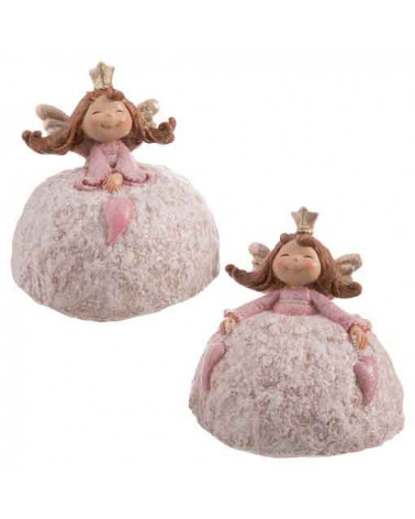 UNI ANJO BOLA POLIRESINA ROSA 2/M 10X8X12CM