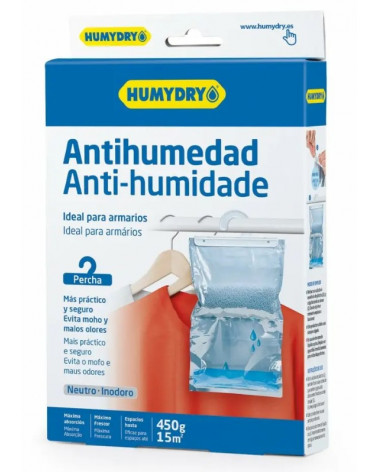 HUMYDRY CABIDE P/ROUPEIRO ANTI-HUMIDADE 450G NEUTRO