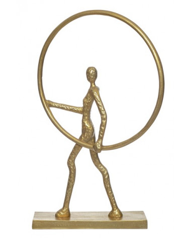CASA ALUMINIO ESCULTURA HOMEM C/ ARCO 88872