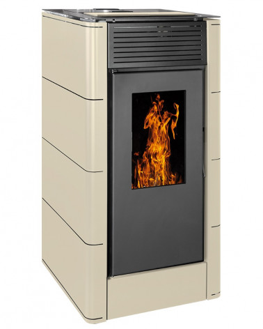 SALAMANDRA SELENA 15 KW AC. BRANCA A PELLETS