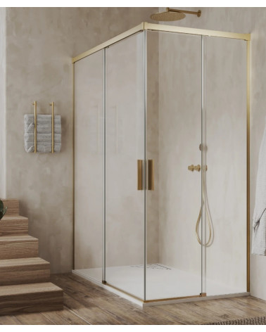 CABINE DUCHE DOURADO 80X100X195 CM