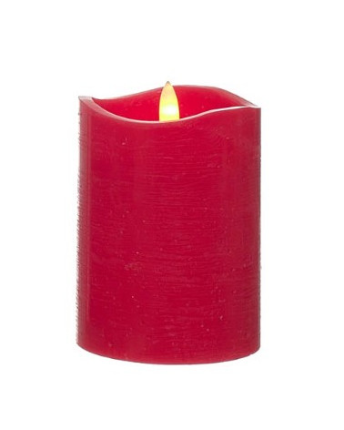 CASA VELA LED CHAMA 3D VERM. 73778