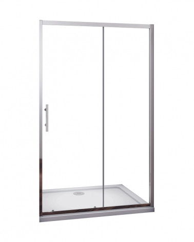 FRONTAL DE DUCHE DUCHE CROMADO 160X195 CM PORTA CORRER 6