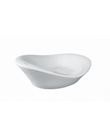 LAVATÓRIO POUSAR SANINDUSA MORFYS OVAL BRANCO 53X38.5X17.5 CM