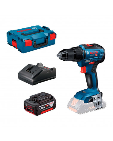 BOSCH APARAF. BATERIA GSR 18V-55 2X 3,0AH + MALA + CARREG.