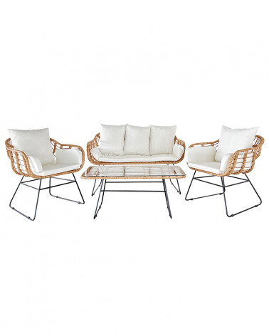 CONJUNTO DE JARDIM RELAX JARDIM BEGE 123X67 CM