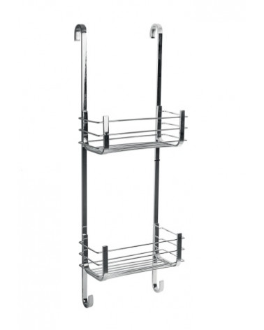 ORGANIZADOR DE DUCHE MÓVEL CROMADO  7.05 CM