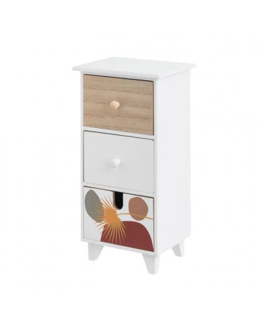 UNI MOVEL 3 GAVETAS MDF 17X11X31CM