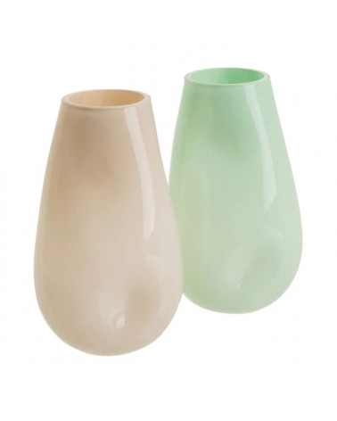UNI VASO 2/C VIDRO 16X16X24CM