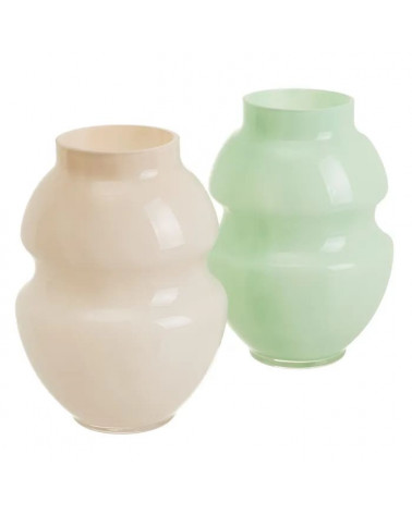 UNI VASO 2/C VIDRO 17X17X23CM