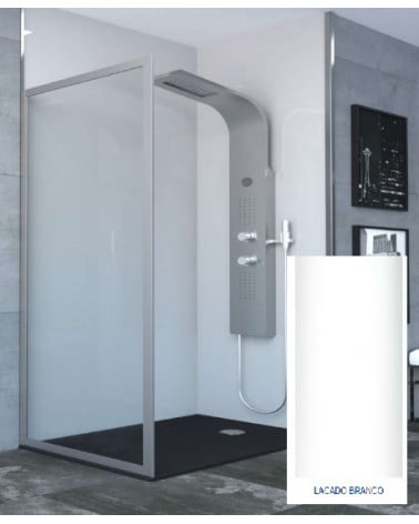 LATERAL FIXO DUCHE 74X185CM BRANCO