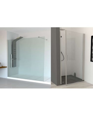 CABINE DUCHE 140X203CM INOX