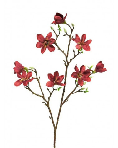 FLORA ASTE MAGNOLIA EVI ROSA VELHO 85CM