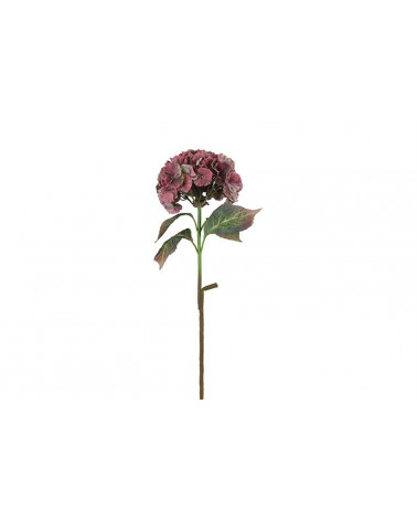 FLORA HASTE HYDRANGEA ROSA ANTIGO 75CM