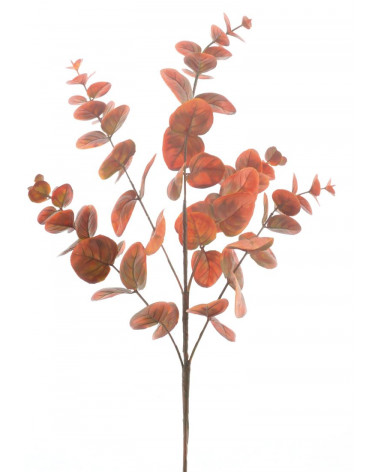 FLORA HASTE EUCALIPTO MONICA LARANJA 63CM
