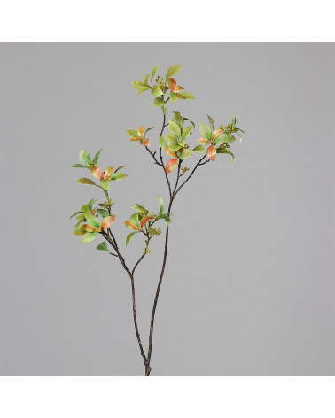 FLORA GALHO COM FOLHAS VERDES/VERMELHAS 114CM