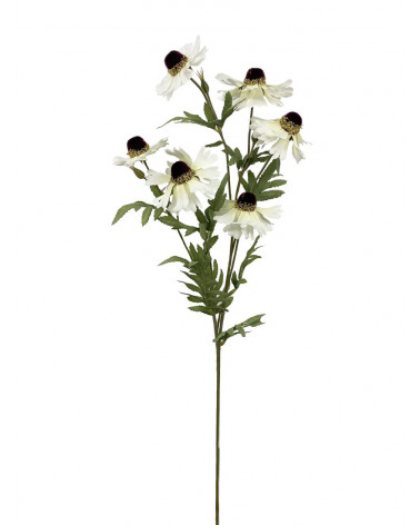 FLORA ASTE MARGARIDA BRANCA X6 80CM