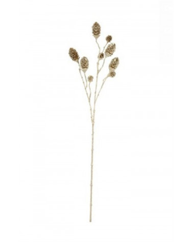 FLORA HASTE PINHEIRO CHAMPAGNE 79CM
