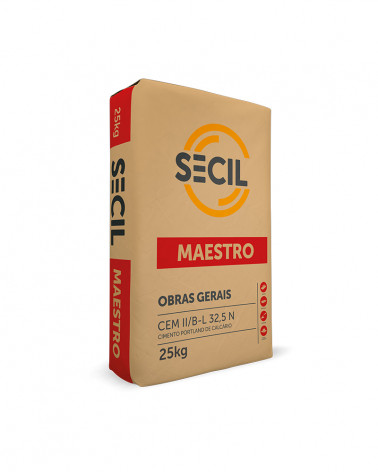 CIMENTO CEM II/B-L 32,5N 25KG SECIL MAESTRO
