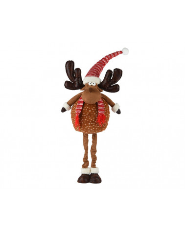 FLORA RENA POLIESTER CASTANHA 28X39X120CM