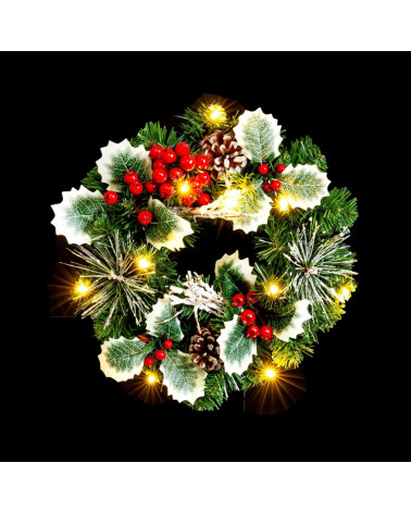UNI COROA 10 LEDS PVC 30X30X10CM