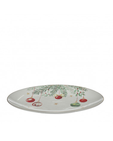 CASA NATAL TRAVESSA OVAL PORCELANA 24667