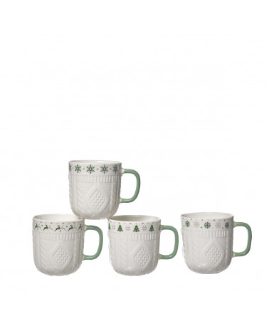 CASA NATAL CANECA PORCELANA 340ML 24682