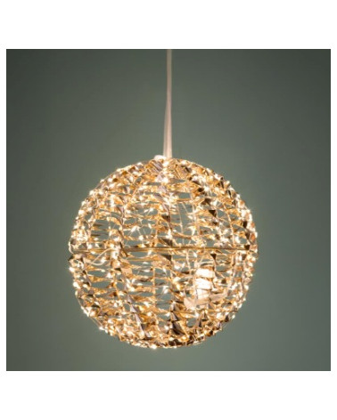 BRAN. BOLA C/400LEDS DOURADA 80273
