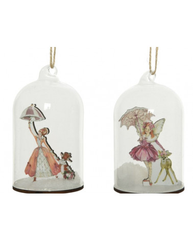 FLORA ORNAMENTO CAMPANULA C/LADY NEVE 10CM