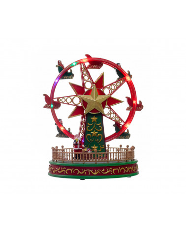 CASA NATAL CARROSSEL C/MUSICA E LED 80928