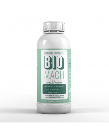 INOKEM DETERG.+AMAC. ROUPA BIO ENZIM. BIOMACH SUP. 1L FRUT.