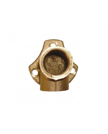 JOELHO COM PATER LATÃO 3/4" FÊMEA - FÊMEA