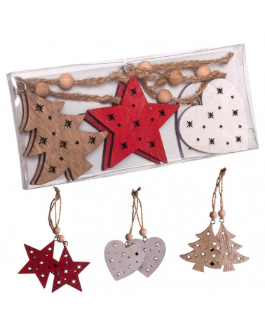 UNI NATAL PENDETE S/6 FIGURAS