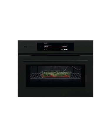 AEG FORNO COMPACTO C/MICRO ONDAS PK9000WT V/PRETO