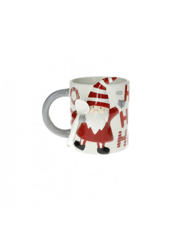 BRAN. CANECA SANTA CLAUS C/COLHER 89894