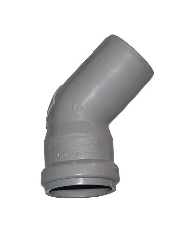 PVC CURVA 50 DIN 45º