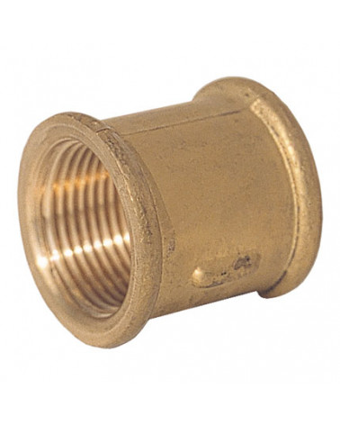 UNIÃO LATÃO 1/2" FÊMEA - FÊMEA