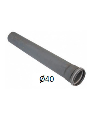 PVC TUBO 40 DIN 3 MT 4KG