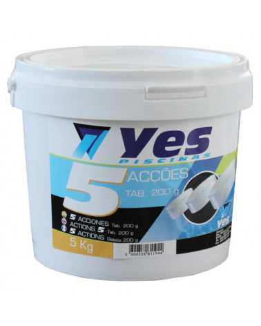 CLORO 5 AÇÕES PISCINA 5 KG