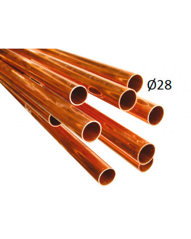 TUBO COBRE 28 MM VARA