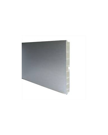 RODAPE PVC/ALUMINIO ESCOVADO 4000X150MM