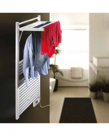 TOALHEIRO ELÉTRICO RADIADOR 500 W BRANCO 128X50 CM