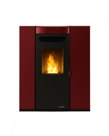 SALAMANDRA A PELLETS 12 KW DIELLE ARIA OSTRO 100