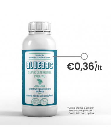 INOKEM DETERG. + DESINCRUSTANTE ORGAN. WC 1L BLUEBAC PINHO