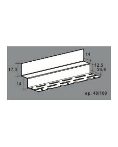 PERFIL P/ALHETA 3,00MT