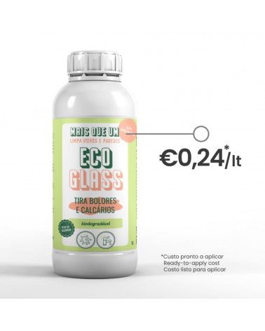 INOKEM LP. VIDROS/TIRA BOLORES/CALC. 1L ECOGLASS S/CHEIRO
