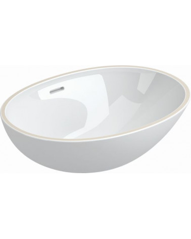 LAVATÓRIO ENCASTRAR POR BAIXO BRANCO 54X40X22 CM