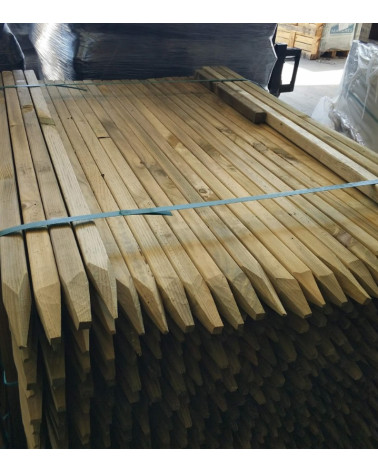 POSTE MADEIRA 150X4X4 BOLEADO COM BICO