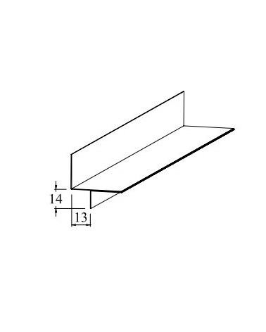 PERFIL P/ALHETA LACADA BA13 3,00MT